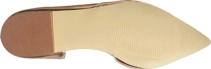 Journee Collection Cortni Flat Women's Shoes Rose Gold : 6.5 M, Faux Leather - Image 3