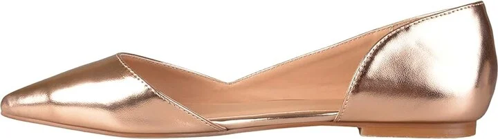 Journee Collection Cortni Flat Women's Shoes Rose Gold : 6.5 M, Faux Leather - Image 6