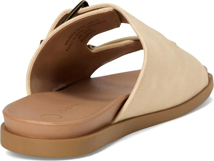 Journee Collection Cosette Women's Sandals Beige : 7 M, Synthetic - Image 4