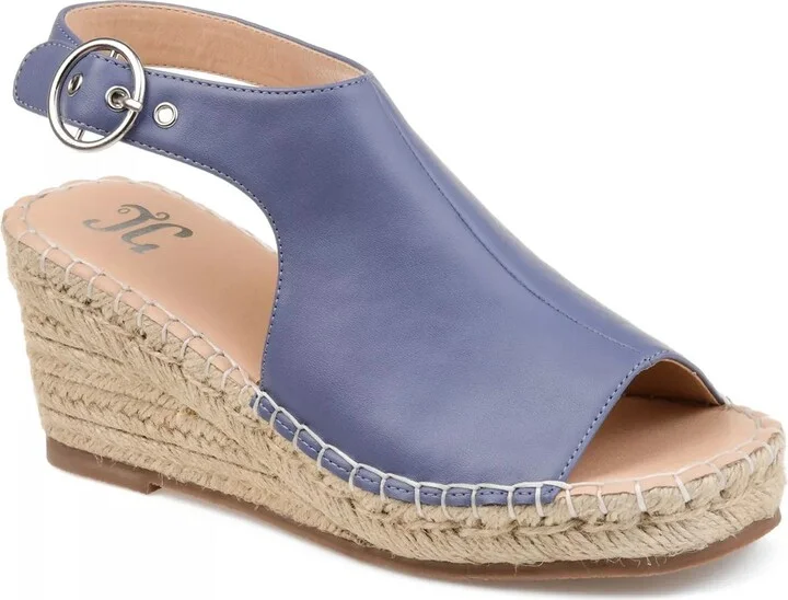 Journee Collection Crew Espadrille Wedge Sandal