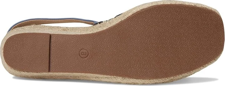 Journee Collection Crew Women's Wedge Shoes Blue : 9 M, Faux Leather - Image 3