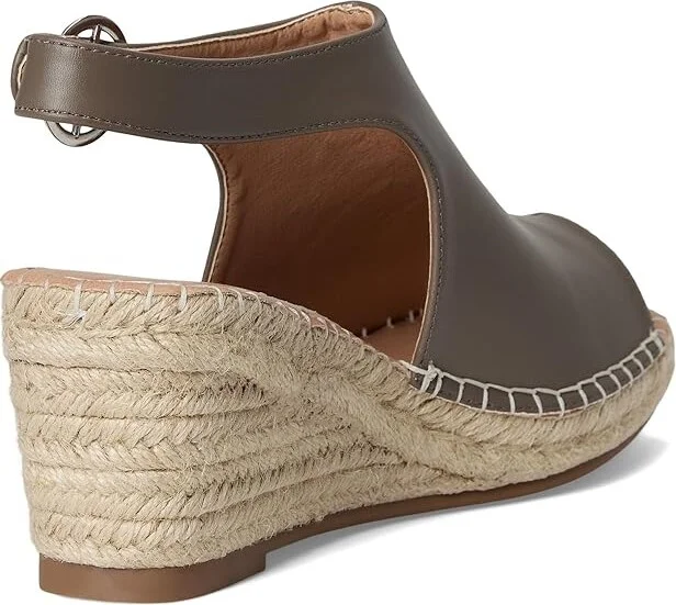 Journee Collection Crew Women's Wedge Shoes Taupe : 9 M, Faux Leather - Image 4