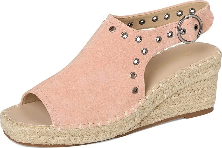 Journee Collection Crisie Women's Wedge Shoes Pink : 7 M, Synthetic - Image 5