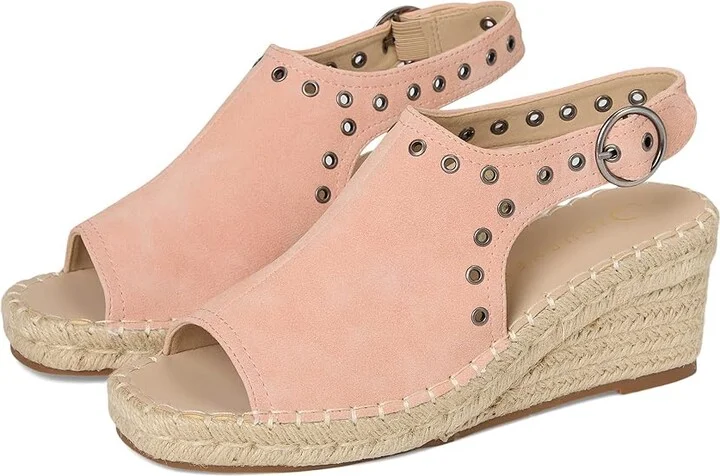 Journee Collection Crisie Women's Wedge Shoes Pink : 7 M, Synthetic