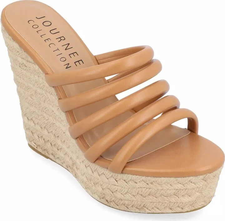 Journee Collection Cynthie Espadrille Wedge Sandal