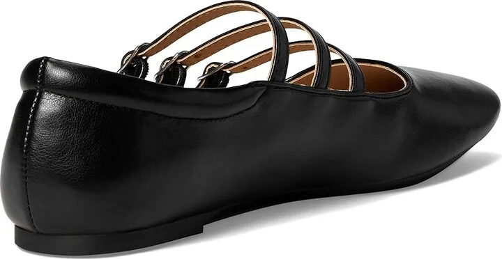Journee Collection Darlin Women's Dress Flat Shoes Black : 6 W, Faux Leather - Image 4
