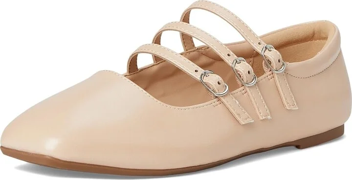 Journee Collection Darlin Women's Dress Flat Shoes Nude : 10 M, Faux Leather - Image 5