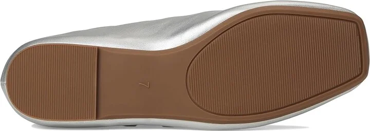 Journee Collection Darlin Women's Dress Flat Shoes Silver : 12 M, Faux Leather - Image 3