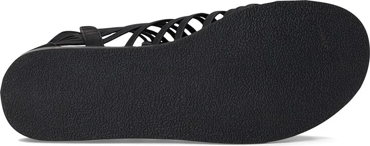 Journee Collection DELILAH Women's Wedge Shoes Black : 7 W, Faux Leather - Image 3