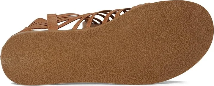 Journee Collection DELILAH Women's Wedge Shoes Brown : 7 W, Faux Leather - Image 3