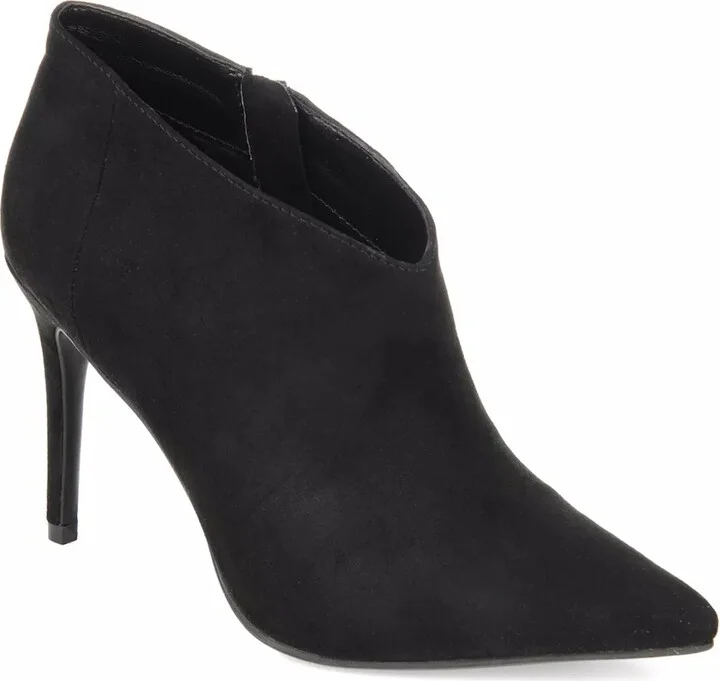 Black Faux Suede