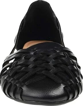 Journee Collection Ekko Flat Women's Shoes Black : 9.5 M, Faux Leather - Image 5