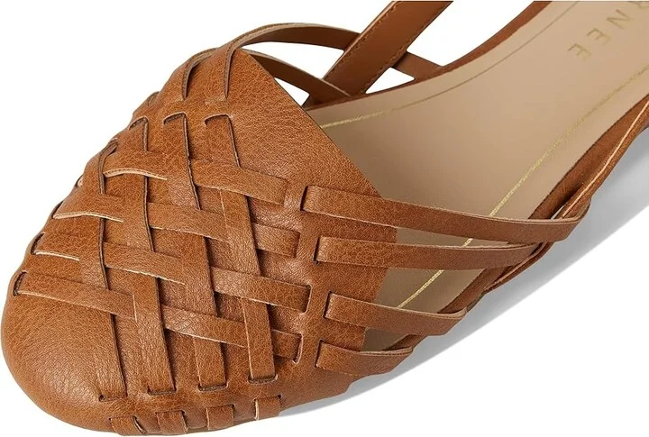 Journee Collection Ekko Flat Women's Shoes Cognac : 6.5 M, Faux Leather - Image 7