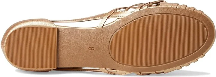 Journee Collection Ekko Women's Sandals Champagne : 8 W, Faux Leather - Image 3