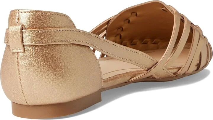 Journee Collection Ekko Women's Sandals Champagne : 8 W, Faux Leather - Image 4