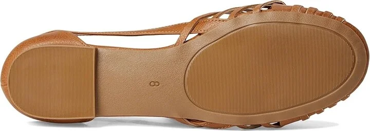 Journee Collection Ekko Women's Sandals Cognac : 6.5 W, Faux Leather - Image 3