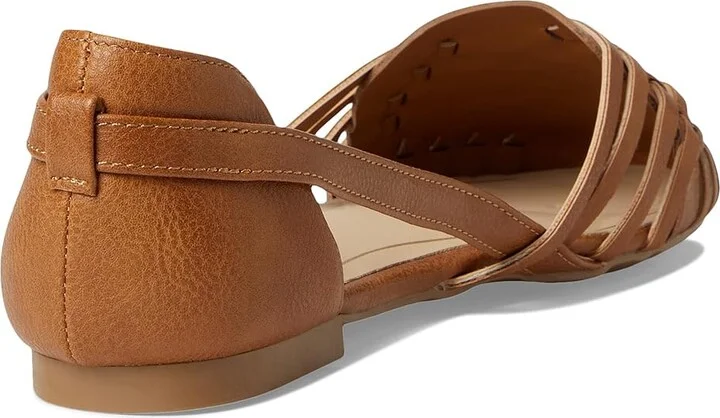 Journee Collection Ekko Women's Sandals Cognac : 6.5 W, Faux Leather - Image 4