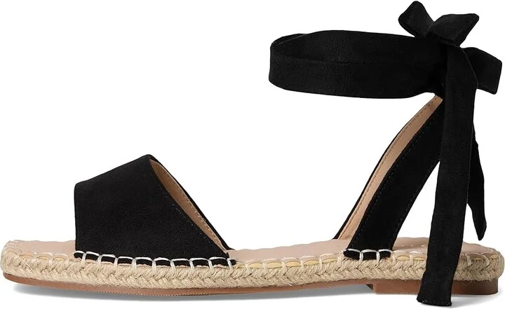 Journee Collection Emelie Women's Wedge Shoes Black : 9 W, Suede - Image 6