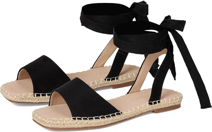 Journee Collection Emelie Women's Wedge Shoes Black : 9 W, Suede