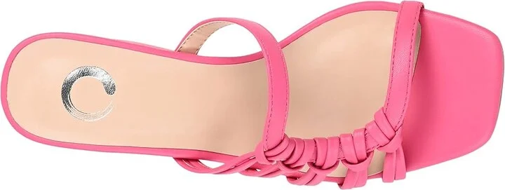 Journee Collection Emory High Women's Heels Pink : 8.5 M, Synthetic - Image 2