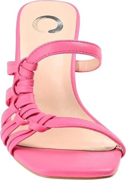 Journee Collection Emory High Women's Heels Pink : 8.5 M, Synthetic - Image 5