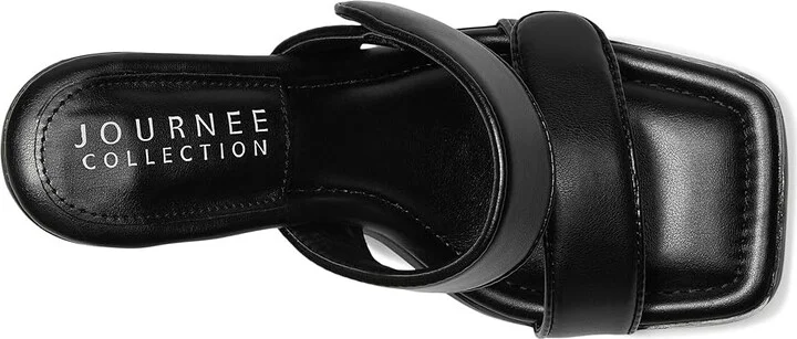 Journee Collection Essey Women's Dress Sandals Black : 12 M, Synthetic - Image 2