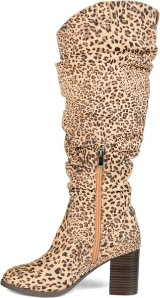 Journee Collection Extra Wide Calf Women's Aneil Boot Leopard - Image 11