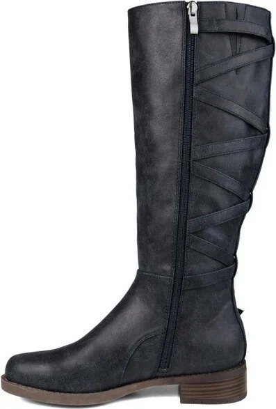 Journee Collection Extra Wide Calf Women's Carly Boot Brown - Image 4