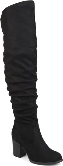 Journee Collection Extra Wide Calf Women's Kaison Boot Black