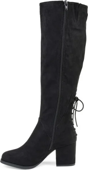 Journee Collection Extra Wide Calf Women's Leeda Boot Taupe - Image 3