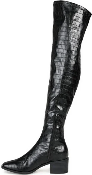Journee Collection Extra Wide Calf Women's Mariana Boot Black - Image 5