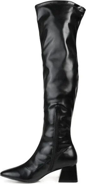 Journee Collection Extra Wide Calf Women's Melika Boot Tan - Image 8