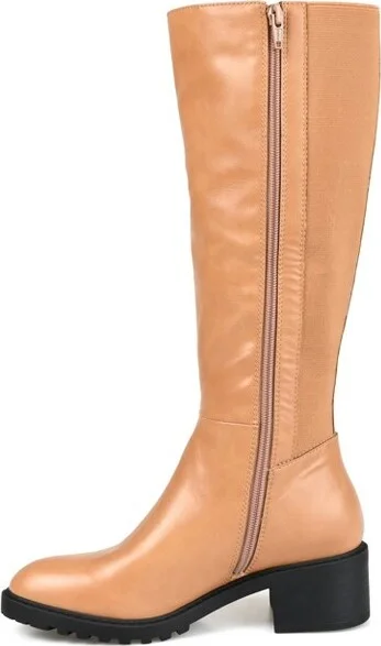 Journee Collection Extra Wide Calf Women's Morgaan Boot Chocolate - Image 4