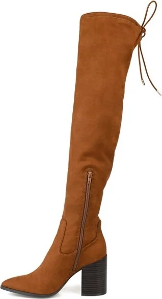Journee Collection Extra Wide Calf Women's Paras Boot Taupe - Image 4