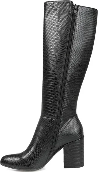 Journee Collection Extra Wide Calf Women's Tavia Boot Snake - Image 10