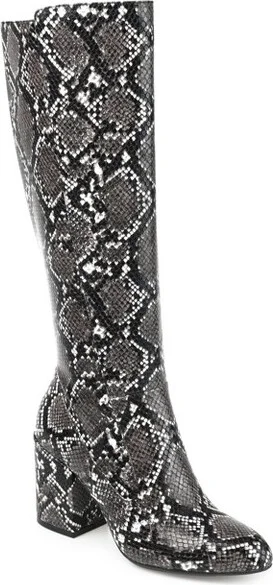 Journee Collection Extra Wide Calf Women's Tavia Boot Snake