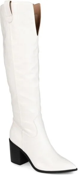 Journee Collection Extra Wide Calf Women's Therese Bone