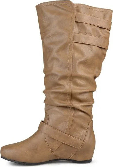Journee Collection Extra Wide Calf Women's Tiffany Boot Brown - Image 3