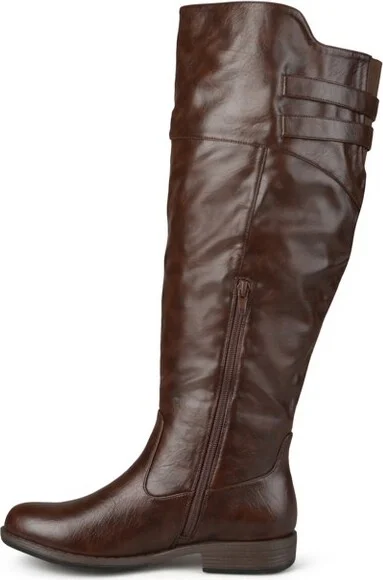 Journee Collection Extra Wide Calf Women's Tori Boot Chestnut - Image 3