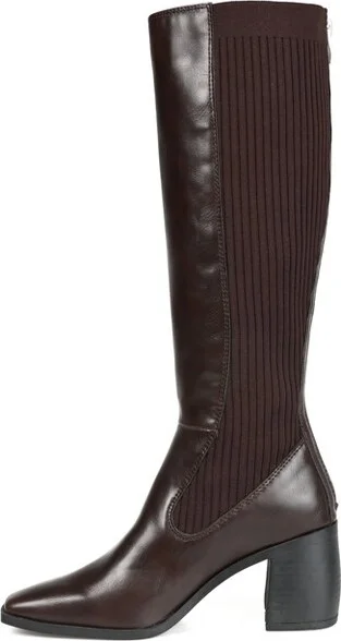 Journee Collection Extra Wide Calf Women's Winny Boot Brown - Image 2