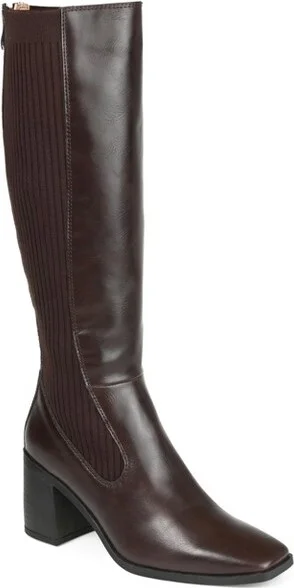 Journee Collection Extra Wide Calf Women's Winny Boot Brown