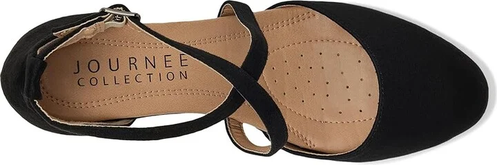 Journee Collection Foster Women's Shoes Black : 6.5 M, Synthetic - Image 2