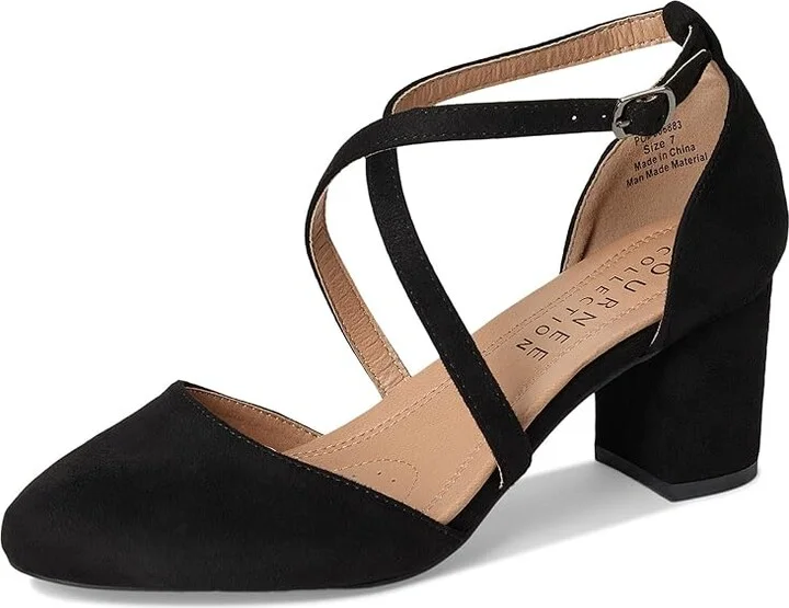 Journee Collection Foster Women's Shoes Black : 6.5 M, Synthetic - Image 5