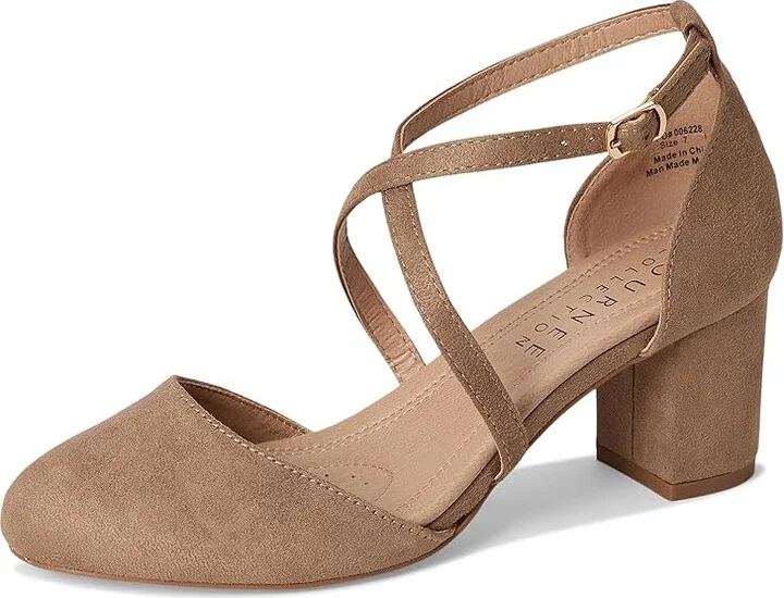 Journee Collection Foster Women's Shoes Taupe : 7.5 M, Synthetic - Image 5
