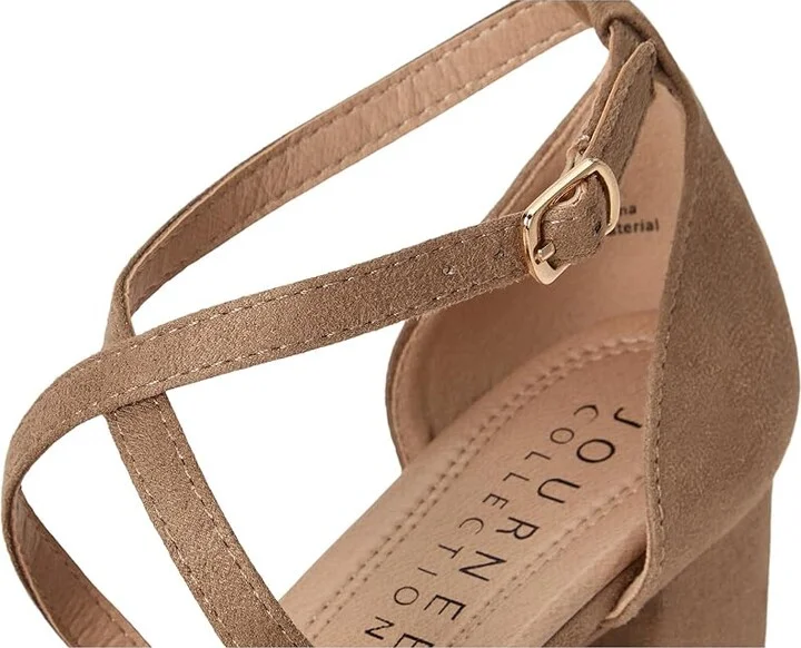 Journee Collection Foster Women's Shoes Taupe : 7.5 M, Synthetic - Image 7