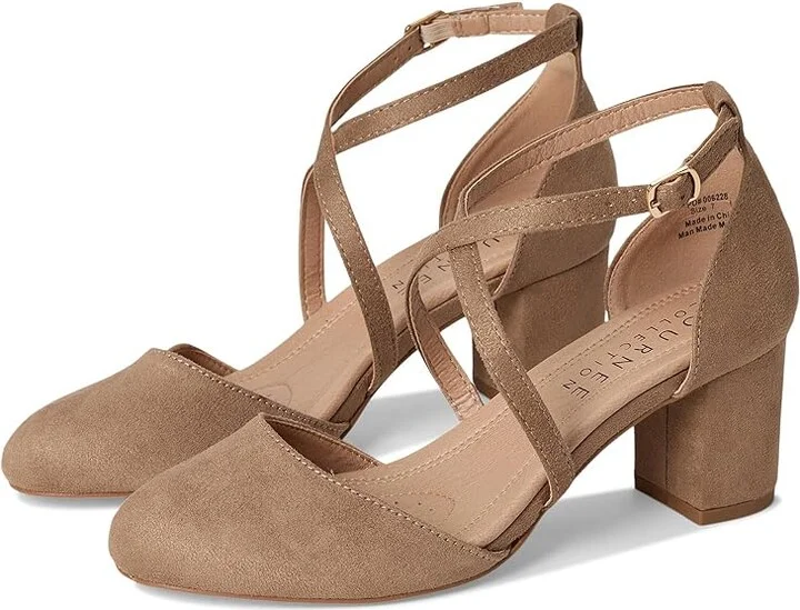 Journee Collection Foster Women's Shoes Taupe : 7.5 M, Synthetic