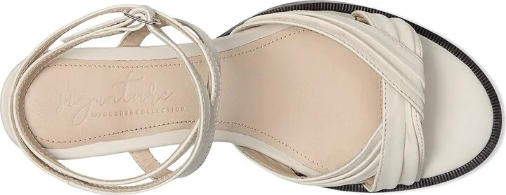 Journee Collection Freeda Women's Dress Sandals Ivory : 6 M, Synthetic - Image 2