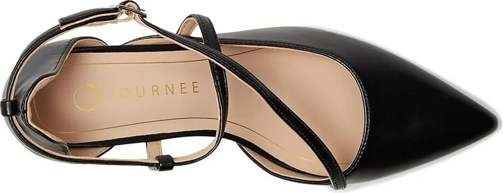 Journee Collection Galvinn Women's Shoes Black : 6.5 M, Faux Leather - Image 2