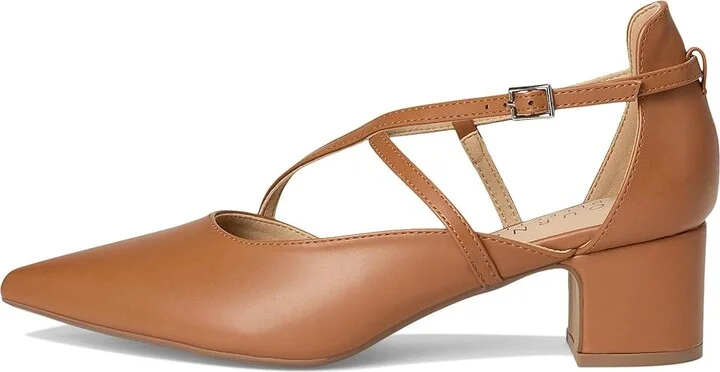 Journee Collection Galvinn Women's Shoes Cognac : 9 M, Faux Leather - Image 6