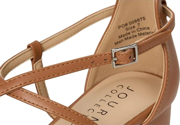 Journee Collection Galvinn Women's Shoes Cognac : 9 M, Faux Leather - Image 7